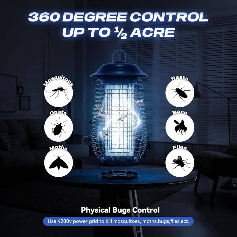 18 Watt Bug Zapper Outdoor Insect Pests Mosquitoes Repellent - Hercitys