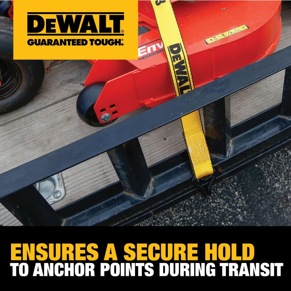 2 in. x 27 ft. Heavy-Duty Ratchet Tie-Down Strap 10,000 lbs. Break Strength - Hercitys