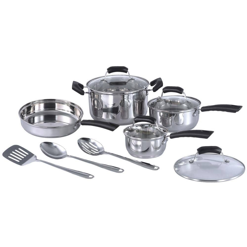 11-Piece Stainless Steel Cookware Set - Hercitys