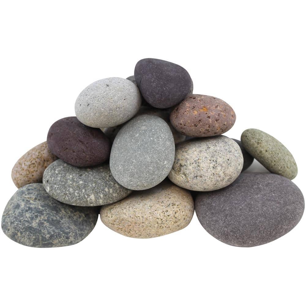 0.25 cu. ft. 0.5 in. to 1.5 in. Mixed Mexican Beach Pebbles - Hercitys