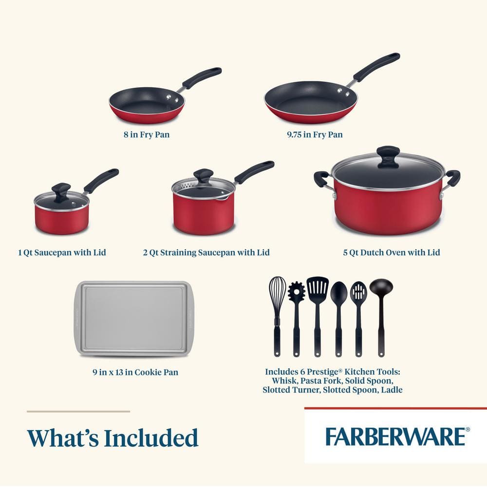 15-Piece Cookware Set - Hercitys