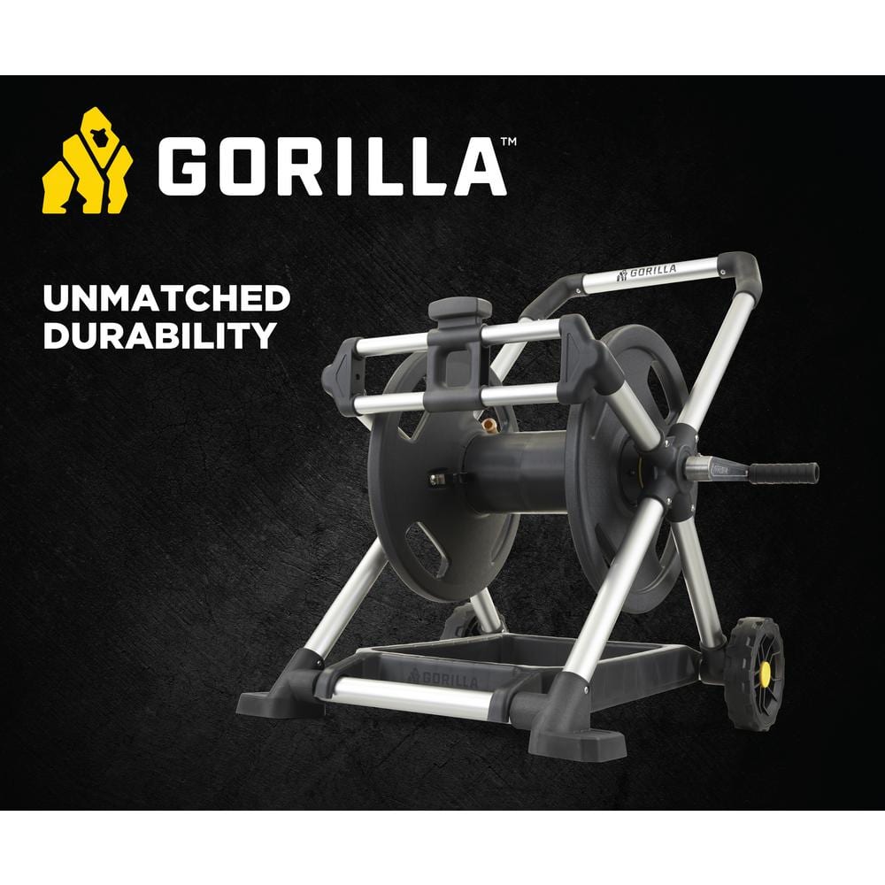 200 ft. Aluminum Zero Rust Premium Mobile Hose Reel - Hercitys