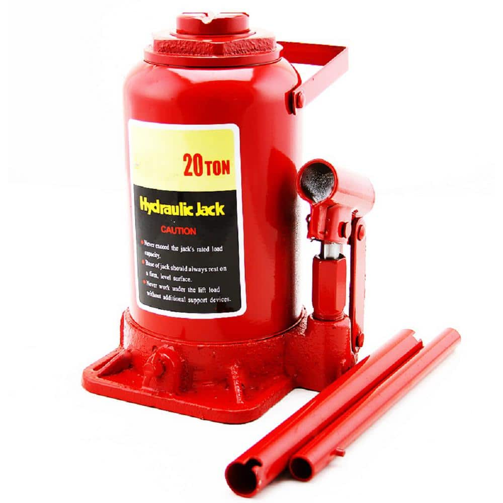 20-Ton Heavy-Duty Hydraulic Bottle Jack Automotive Tools - Hercitys