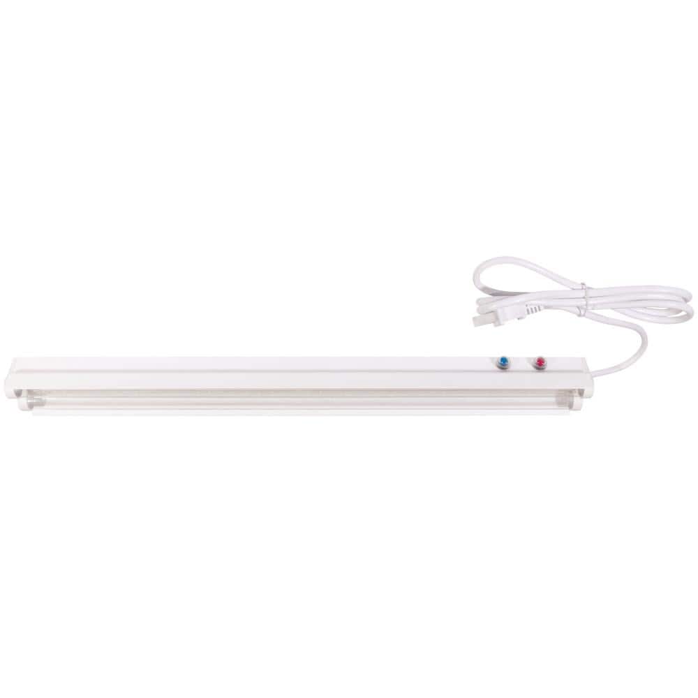 2 ft. 23-Watt White Grow Light Red Plus Blue Spectrum (2-Pack) - Hercitys