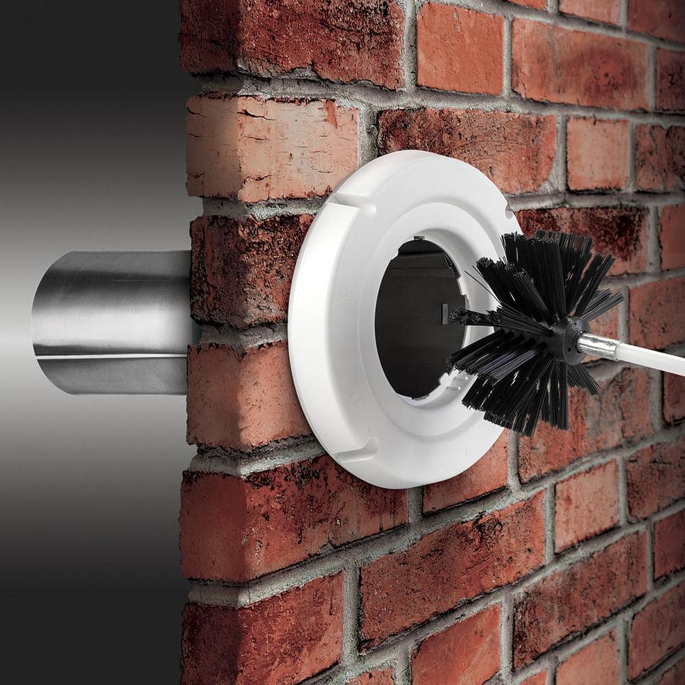 4 in. Spring Loaded Exhaust Hood in White - Hercitys