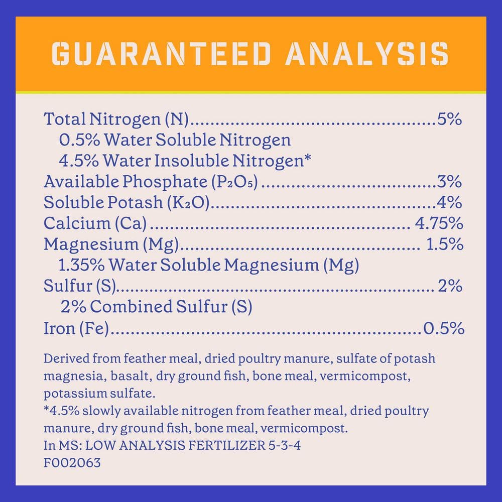 4 lbs. Rejuvenate Citrus and Avocado Plant Food 5-3-4 - Hercitys