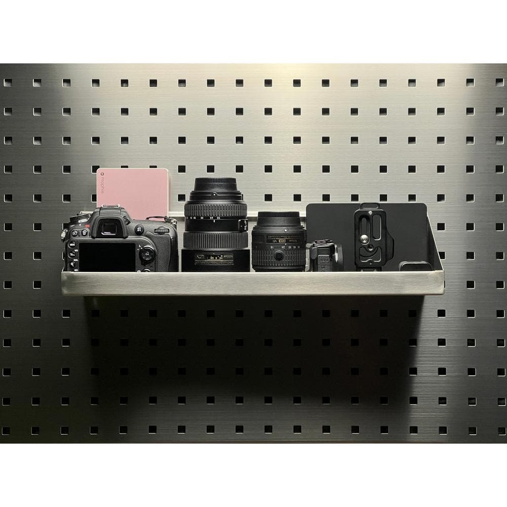 18 in. W x 6-1/2 in. D Stainless Steel Shelf, Quantity- 1 - Hercitys