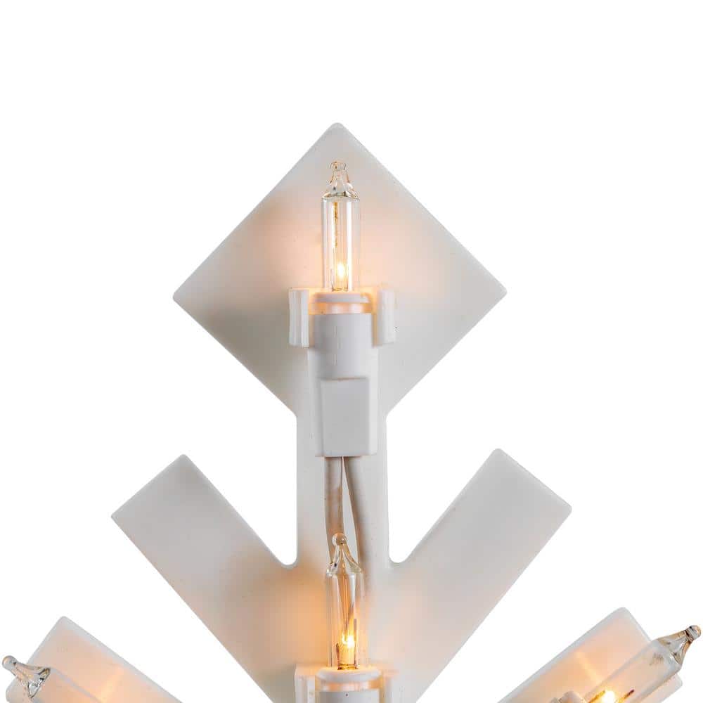 15.5 in. Lighted Snowflake Christmas Window Silhouette - Hercitys