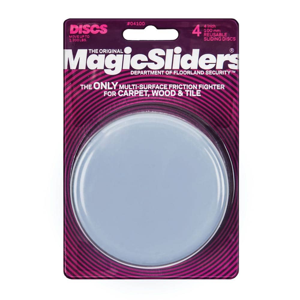 4 in. Round Magic Sliders (4-Pack) - Hercitys