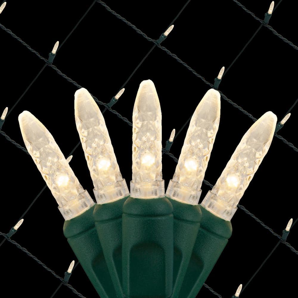 48 in. x 72 in. 100-Light M5 LED Warm White Net Light Set - Hercitys