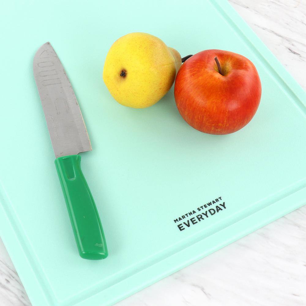 18×13 in. Rectangular Plastic Cutting Board in Blue - Hercitys