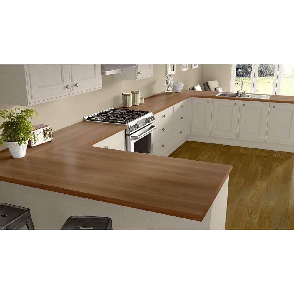 4 ft. x 8 ft. Laminate Sheet in Brazilwood with Standard Fine Velvet Texture Finish - Hercitys