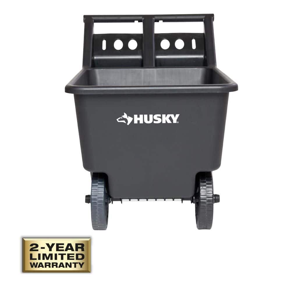 4.5 cu. ft. Heavy Duty Plastic Rust Resistant Garden Cart - Hercitys