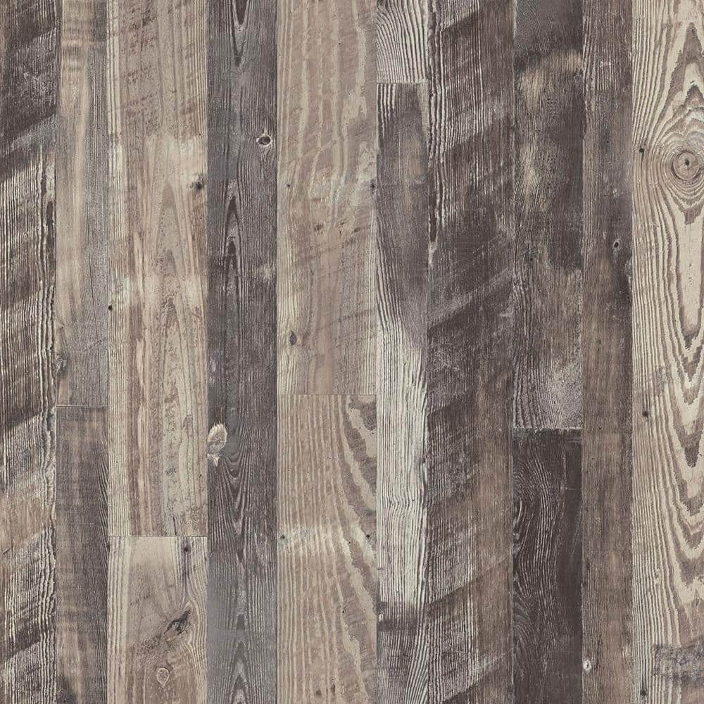 4 ft. x 8 ft. Laminate Sheet in Antique Marula Pine with Premium Gloss Line Finish - Hercitys