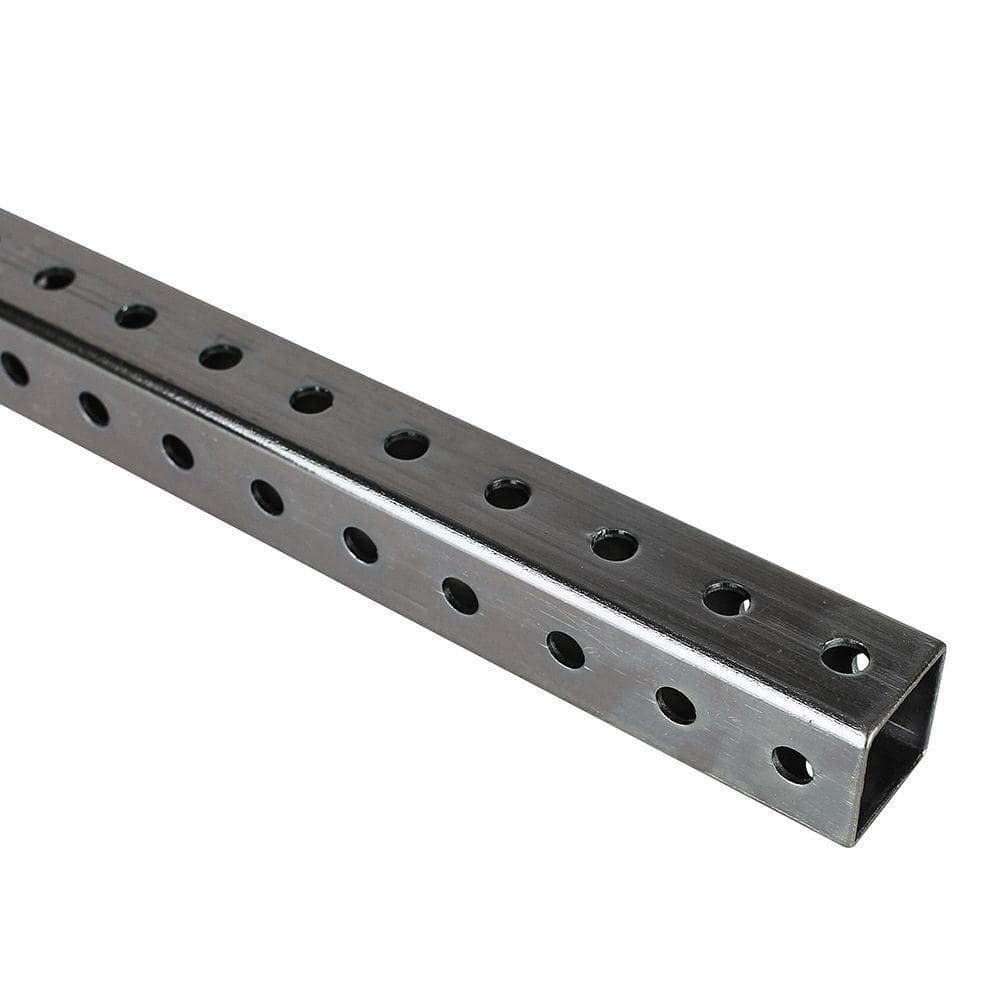 1-1/4 in. x 3 ft. – 14 Gauge Zinc Plated Perforated Steel Square Tube - Hercitys