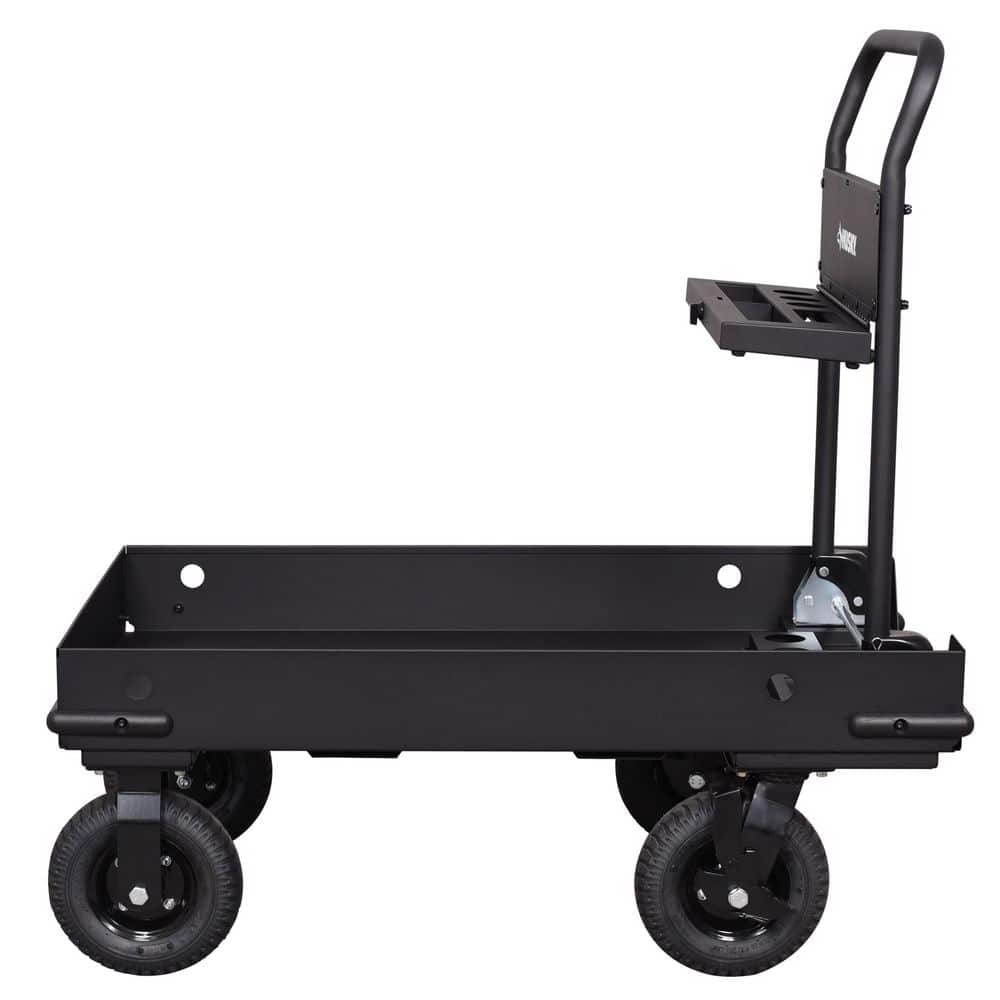 38 in. W All-Terrain Folding Tool Cart - Hercitys