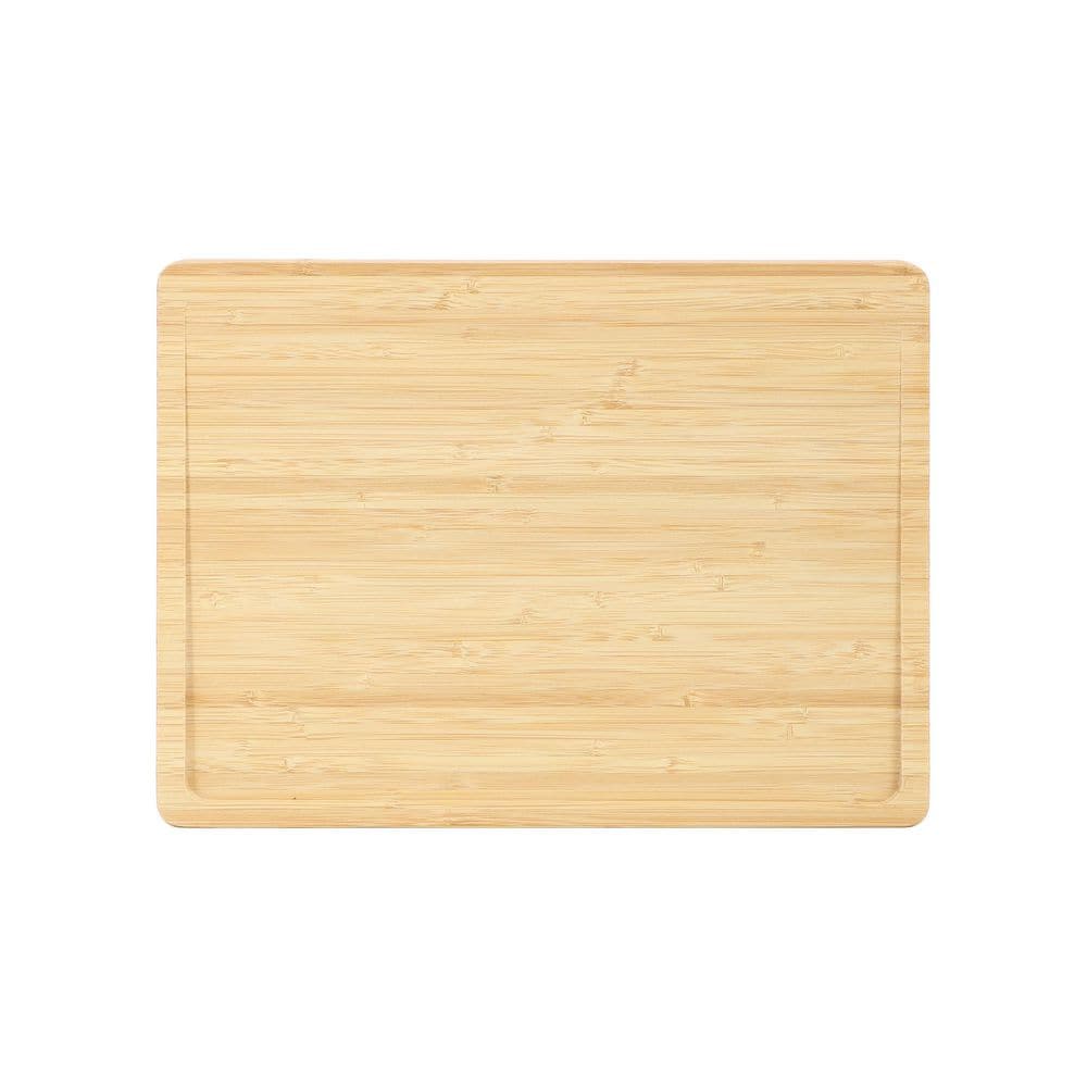 3-Piece Bamboo Cutting, Prep and Serving Boards with Slanted Juice Groove - Hercitys