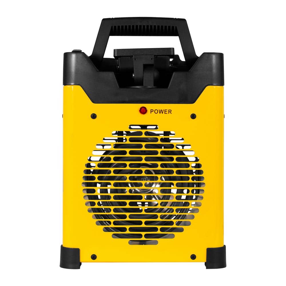 5,100 BTU Electric Forced Air Space Fan Heater with LED Light and USB - Hercitys