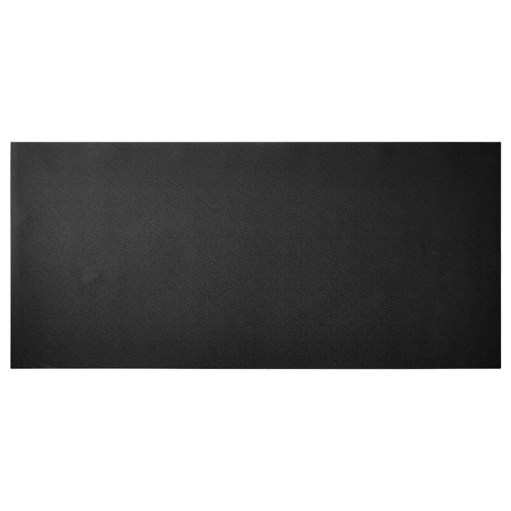 36 in. x 78 in. Treadmill Mat for Carpet, 1/4 in. Thick,19.44 Sq ft. High Density PVC in Black Non-slip, Waterproof - Hercitys