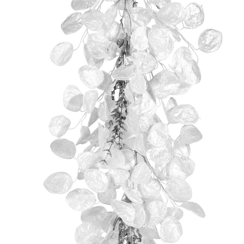 4 ft. Winter Frost White Artificial Christmas Garland - Hercitys