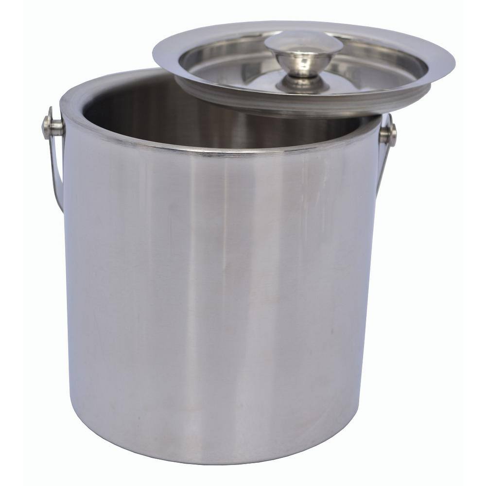 2 qt. Stainless Steel Double Wall Ice Bucket - Hercitys