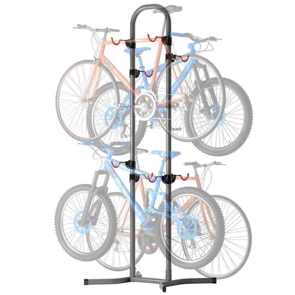 4-Bike Freestanding Vertical Rack - Hercitys