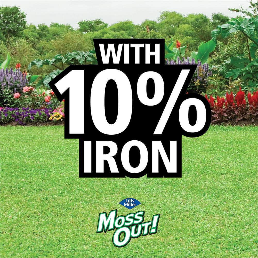 5 lb. 1,250 sq. ft. Lawn Moss Killer Granules Spot Treatment - Hercitys