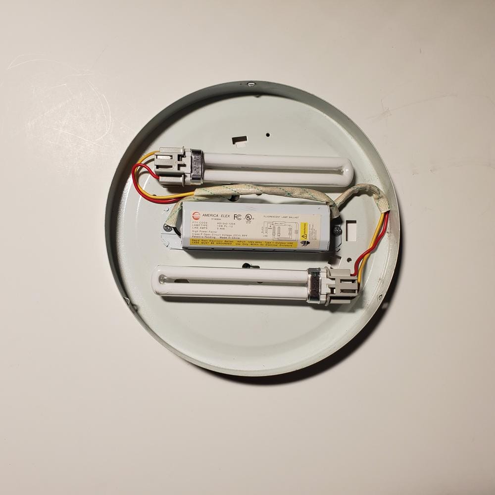 120-Volt 6.63 in. Electronic Ballast 2-PL 13-Watt Lamps - Hercitys