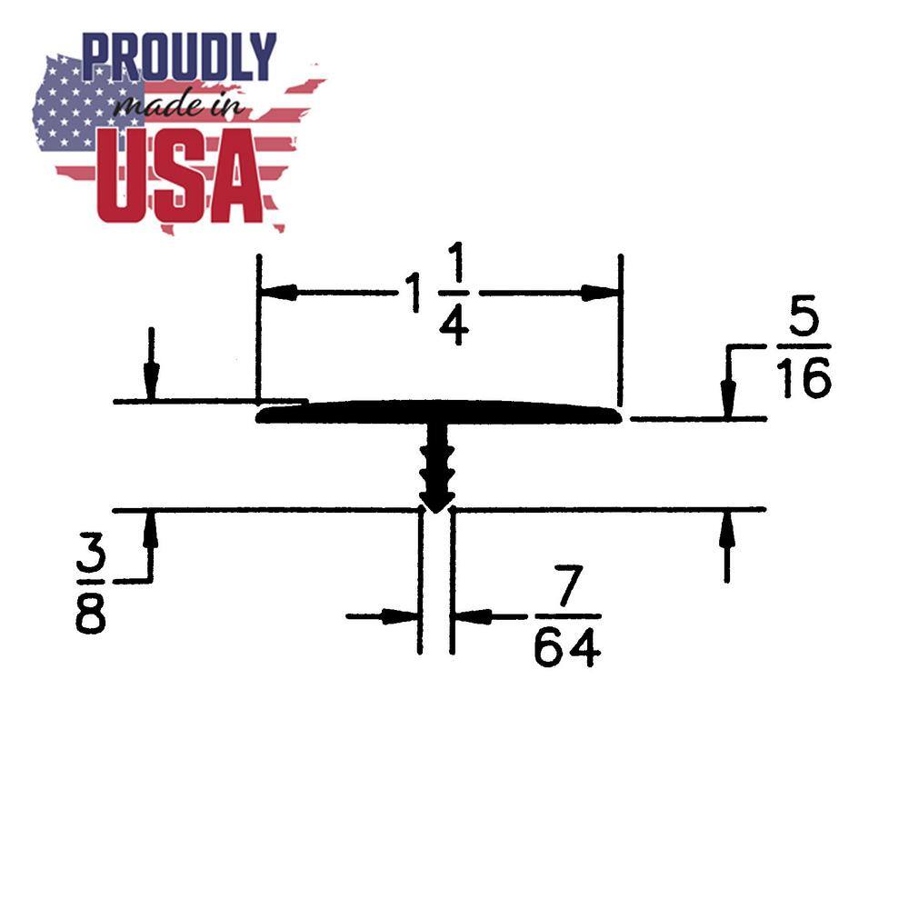 1-1/4 in. Light Tan Flexible Polyethylene Center Barb Hobbyist Pack Bumper Tee Moulding Edging 12 ft. long Coil - Hercitys