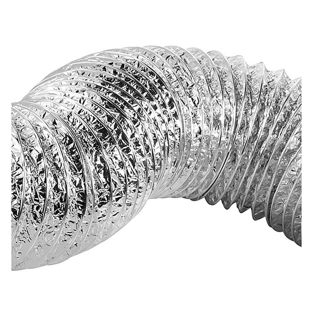 4 in. x 25 ft UL 2158A Clothes Dryer Foil Flexible Transition Duct - Hercitys