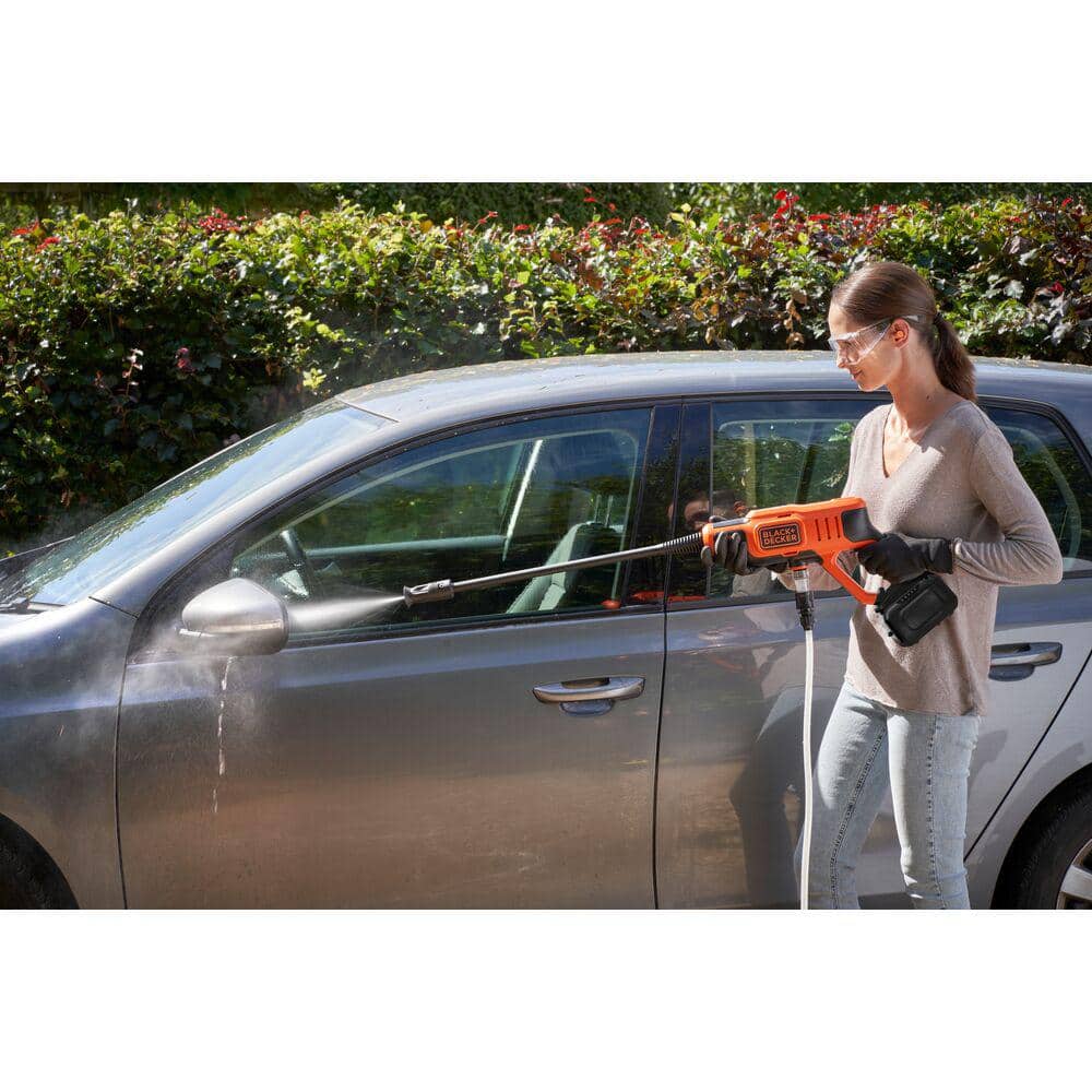 20V MAX 350 PSI 1.0 GPM Cold Water Electric Pressure Washer with (1) 1.5 Ah Battery & Charger - Hercitys