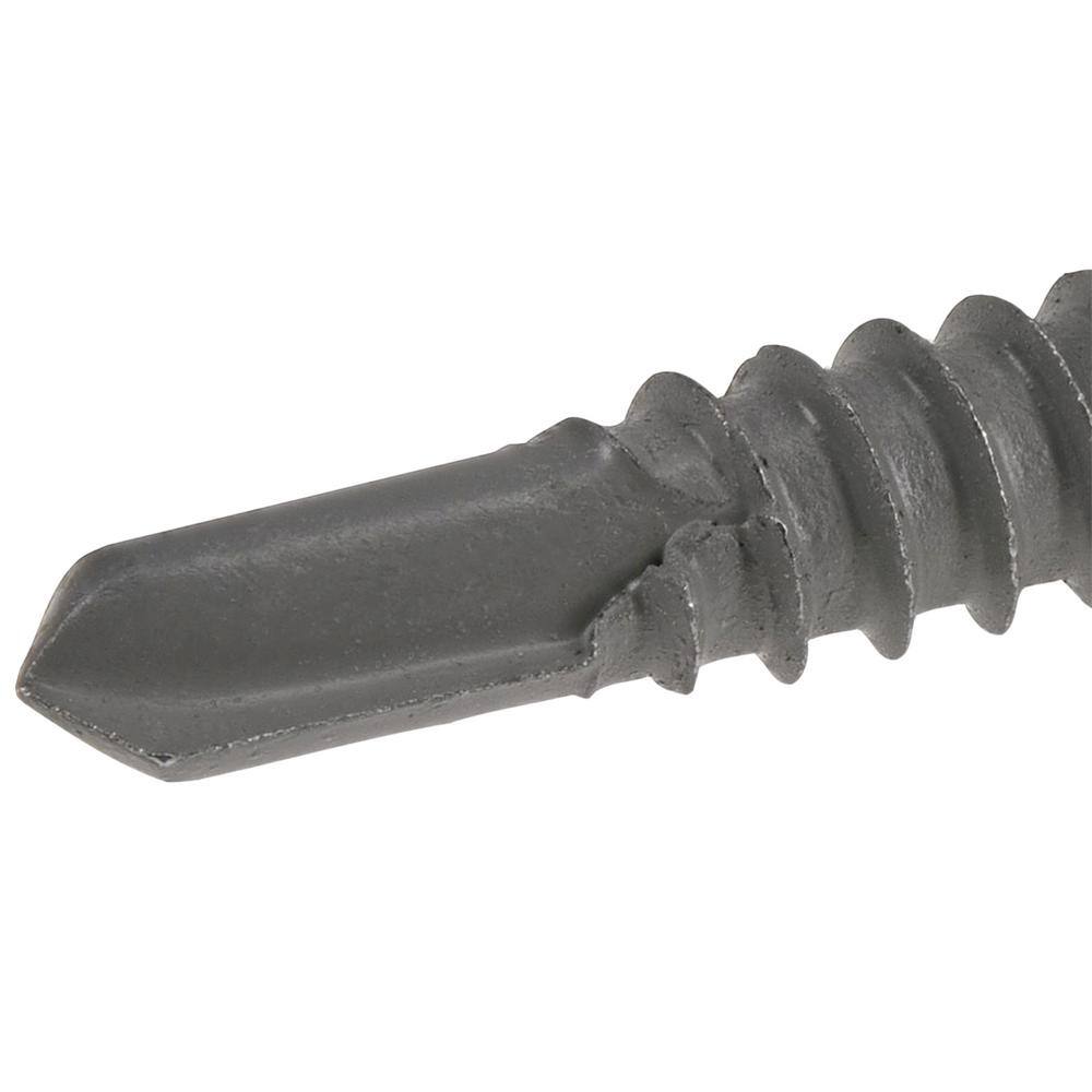3-Pack #12 x 1 in. Flange Hex Head Hex Drive Self-Drilling Screw with Neoprene Washer (3 lb / 240-Piece) - Hercitys