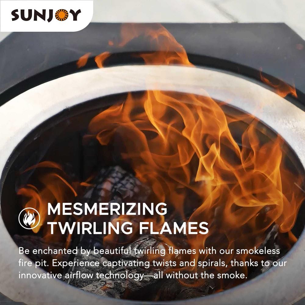 26 in. Lawrence V.1B Hexagonal Low Smoke Firepit - Hercitys