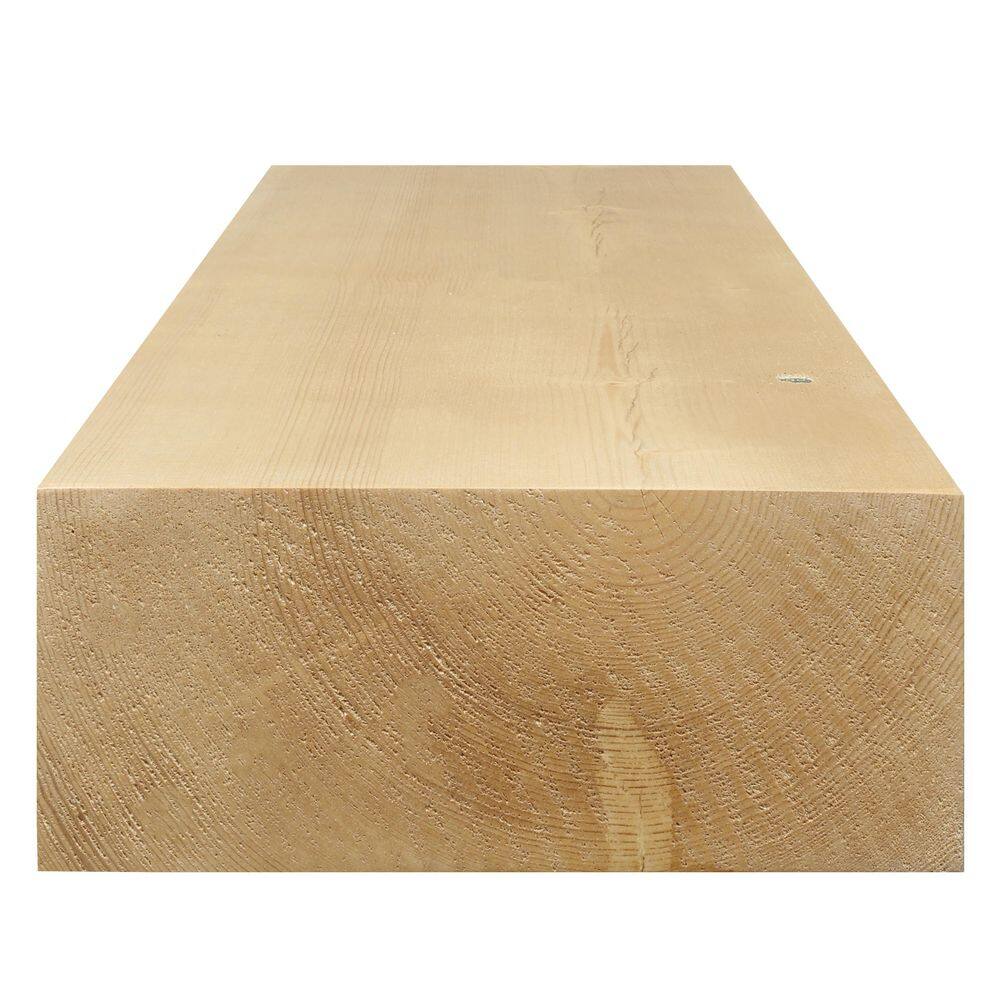 48 in. Natural Smooth Timber Floating Shelf-Versatile Wood Mantel and Wall Shelf - Hercitys