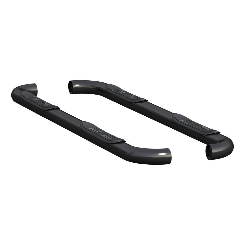 3-Inch Round Black Steel Nerf Bars, No-Drill, Select Dodge, Ram 1500, 2500, 3500 - Hercitys