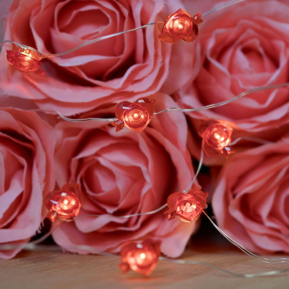 20-Count Valentine’s Day Heart and Arrow LED Fairy Lights  6.25ft  Copper Wire - Hercitys