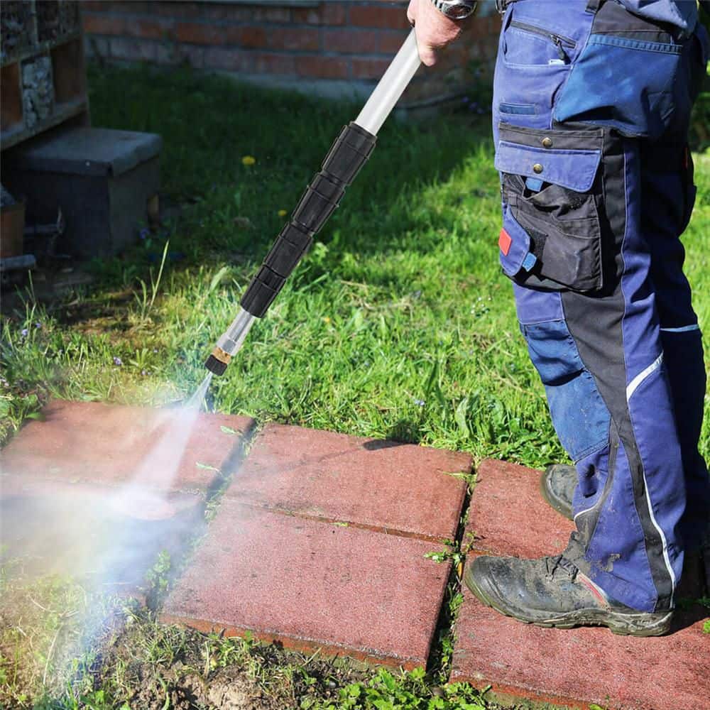 18 ft. Telescoping Pressure Washer Extension Wand Kit with 5 Spray Nozzles - Hercitys