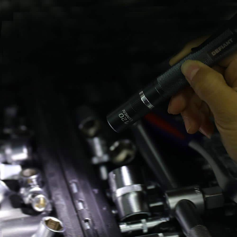 120 Lumens Aluminum Pen Light with UV Function - Hercitys