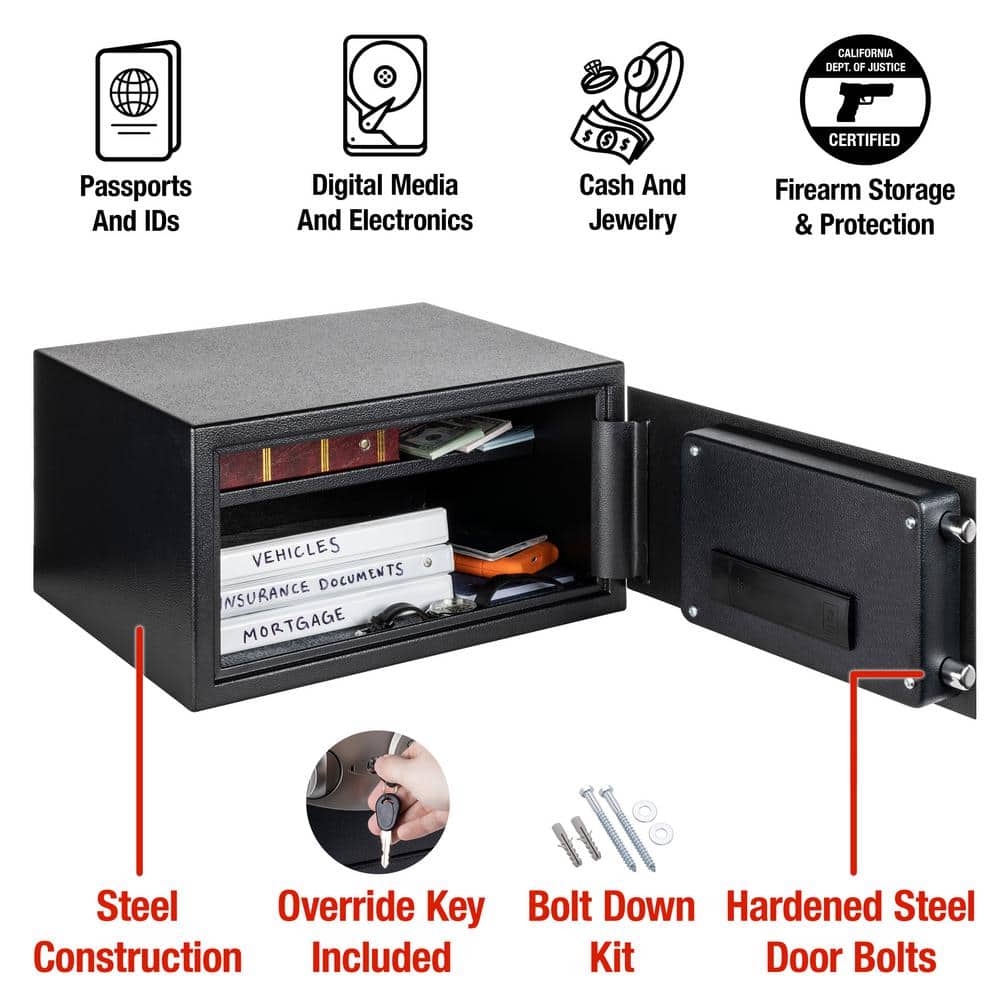 0.98 cu. ft. Safe Box with Digital Lock - Hercitys