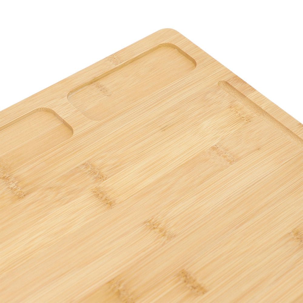 3-Piece Bamboo Cutting, Prep and Serving Boards - Hercitys
