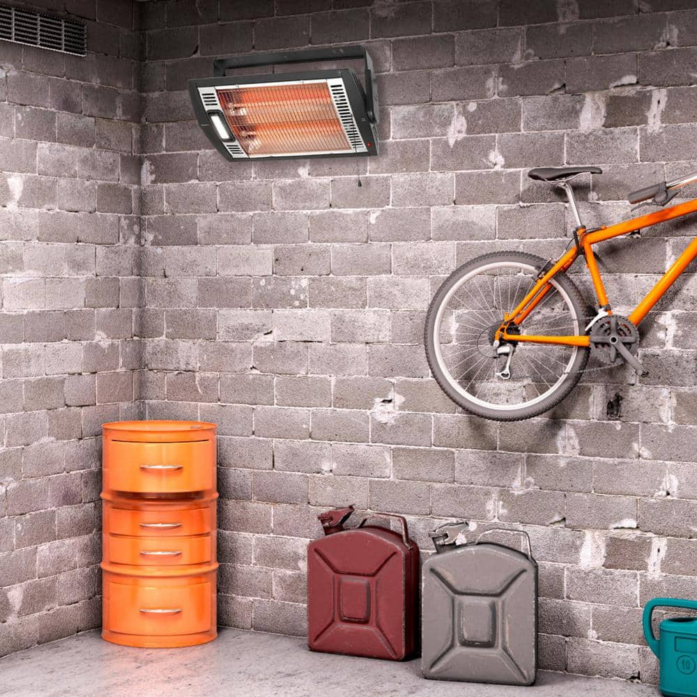 24 in. 750/1500-Watt Wall Mount Infrared Radiant Electric Space Heater - Hercitys