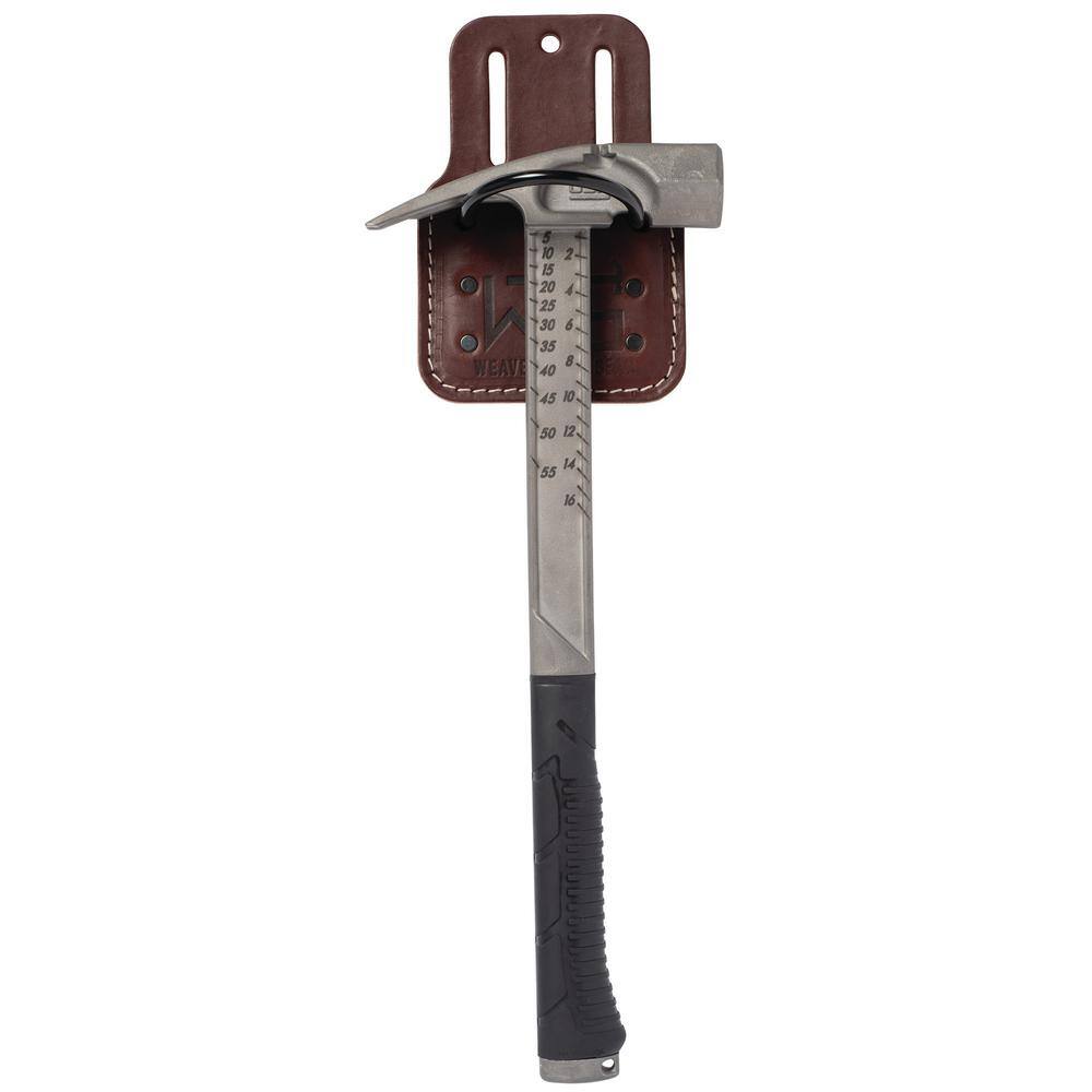 2 in. Tool Belt Hammer Holder Leather Brown - Hercitys