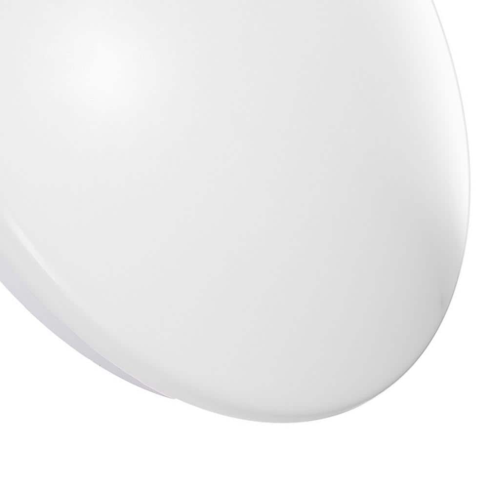 13 in. ETL White 5CCT Dimmable 15/18/21-Watt Integrated LED Flush Mount Ceiling Light with White Shade - Hercitys