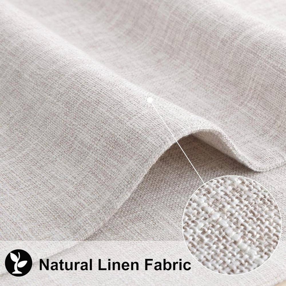 19 in. x 13 in. Neutral Beige Cloth Placemats Blend Washable Farmhouse Dining Table Mats (Set of 6) - Hercitys