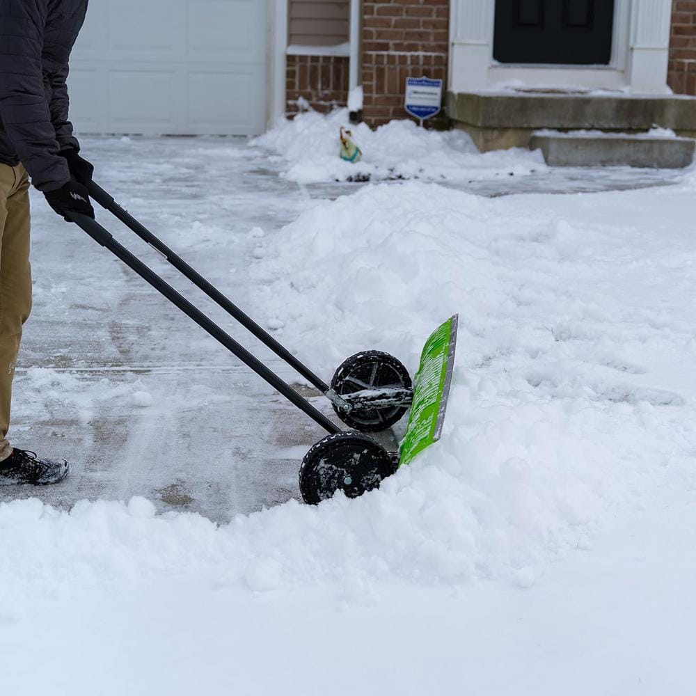 39 in. Dual-Sided Pusher Snow Shovel - Hercitys