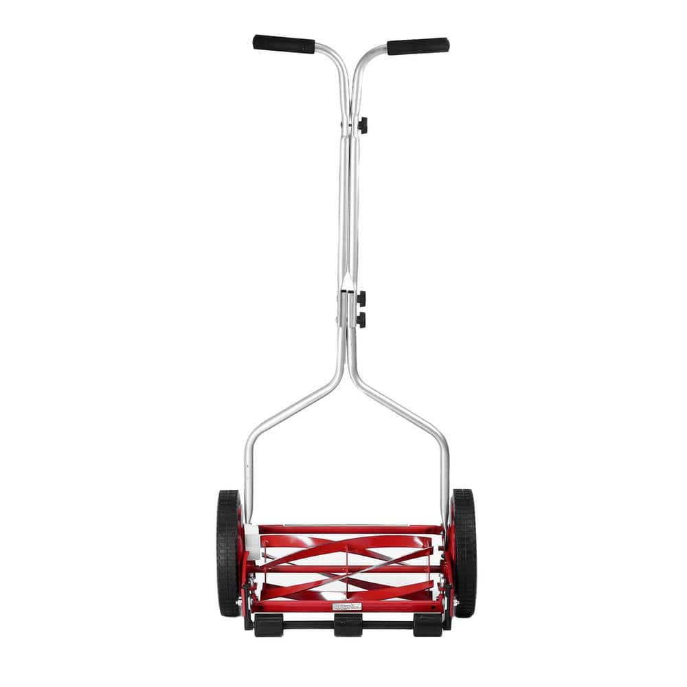 14 in. 5-Blade Manual Walk Behind Reel Lawn Mower - Hercitys