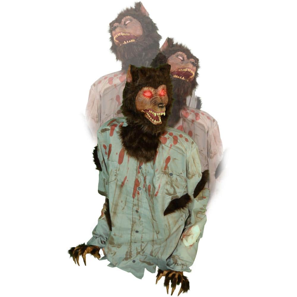 31 in. Howler by Tekky, Premium Halloween Animatronic - Hercitys