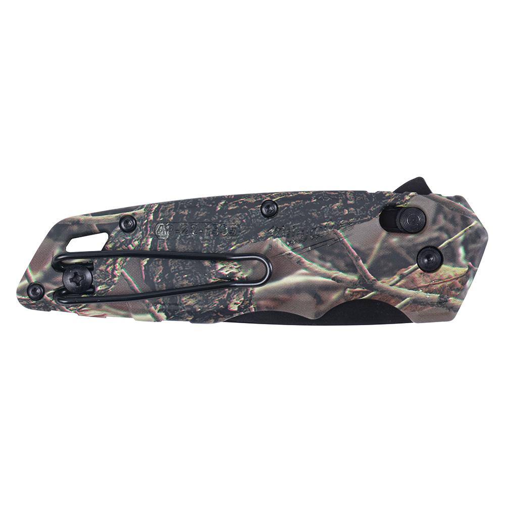 15 in. Ultimate Jobsite Backpack with FASTBACK Camo Stainless Steel Spring Assisted Folding Knife (2-Piece) - Hercitys