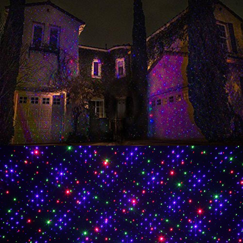 3-Light Multi Moving Remote Controllable Laser Christmas Light - Hercitys