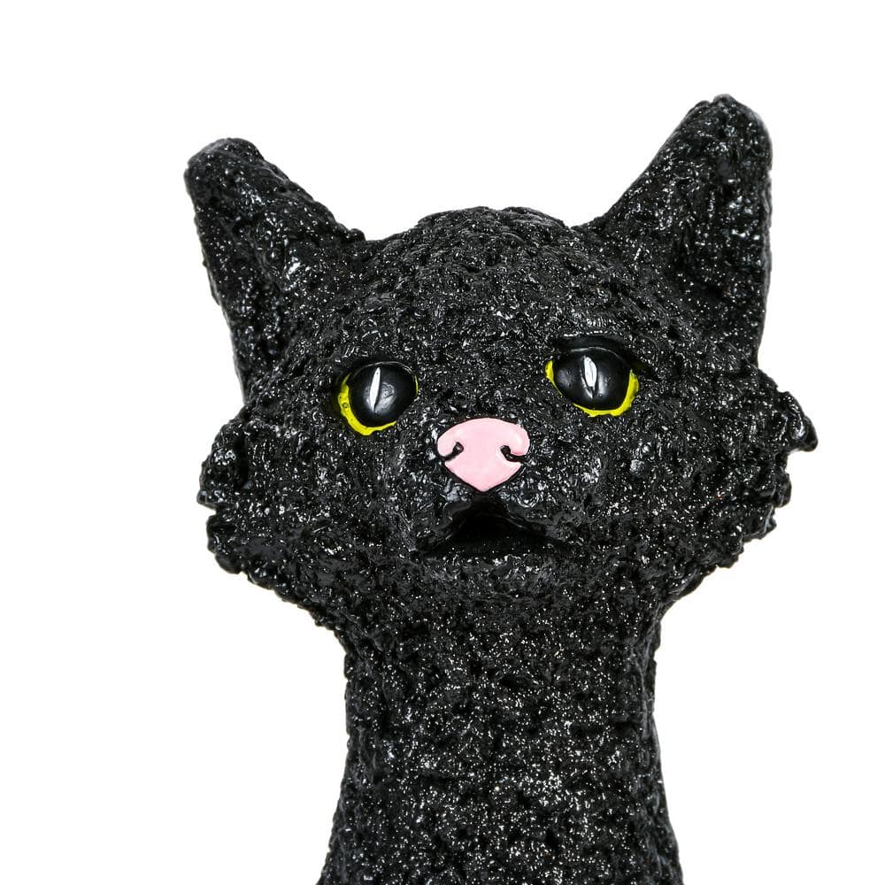 32 in. Halloween Black Cat and Pumpkins Stack - Hercitys